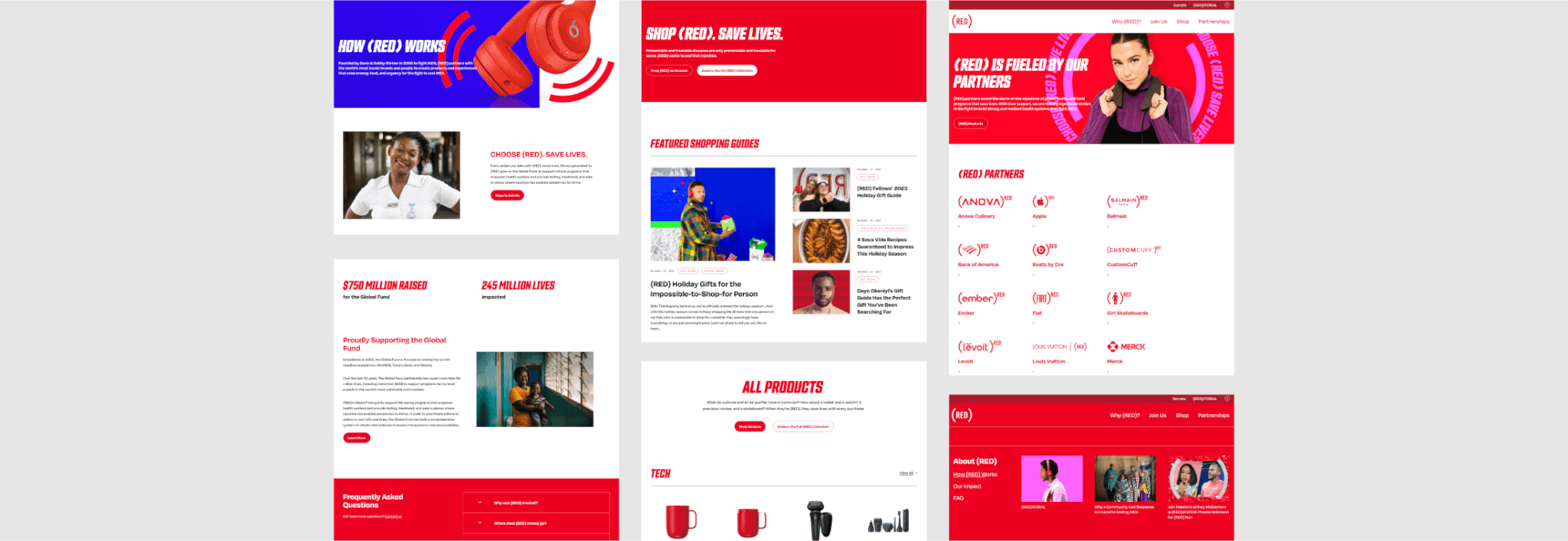 RED.org screens